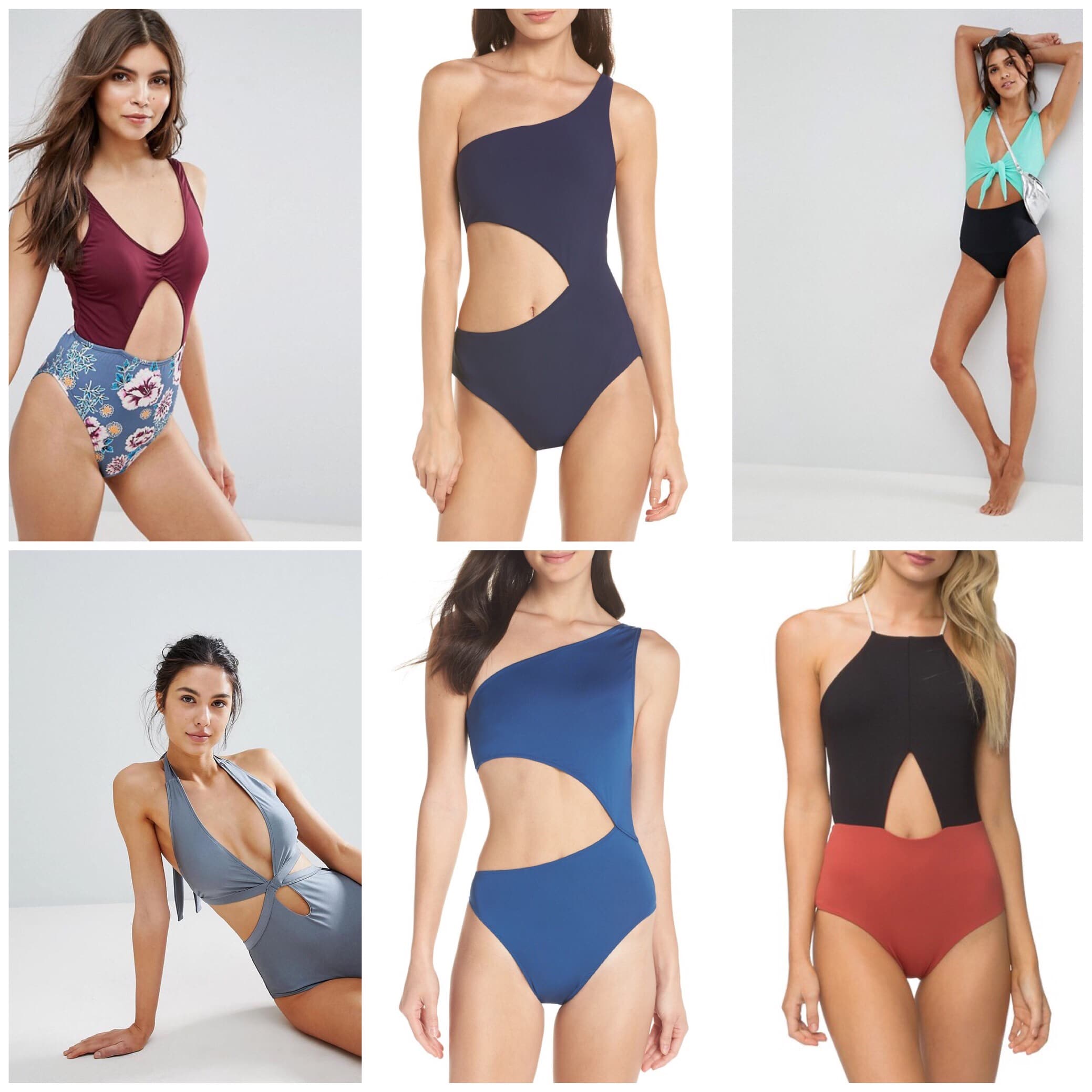 Sexy one piece swimsuits cutout