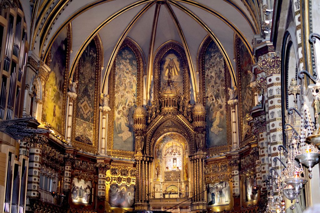 Barcelona Santa Maria de Montserrat Abbey Belle in Transit